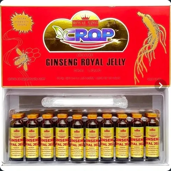 ژل رویال جینسینگ کراپ بسته 30 عددی هرعدد۱۰ میل